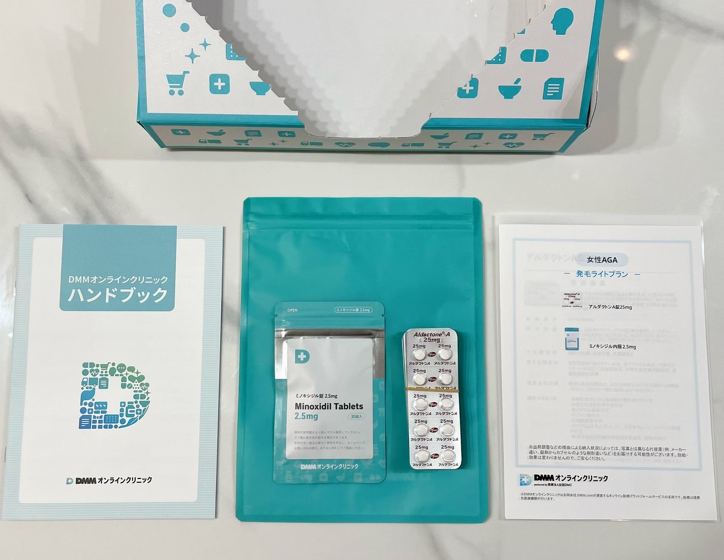 DMMオンラインクリニック 利用の流れ